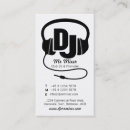 Recherche de affaires du dj cartes visite Customer
