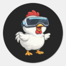 Zoek naar cartoon kip stickers Kippen