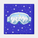 Recherche de flocons neige magnets Bleu