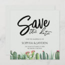 Recherche de cactus save the dates Jardin