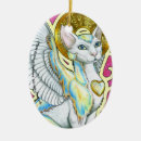 Recherche de anges ovales ornements Chat