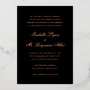 Recherche de rose et noir mariage invitations Simple