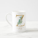 Recherche de monogramme z tasses Élégant