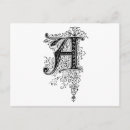Recherche de monogram cartes postales Calligraphie