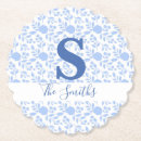 Recherche de initiale dessous de verres Floral