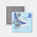 Recherche de papillon bleu magnets Pour enfants