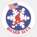 Recherche de descendants autocollants Neige