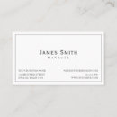 Recherche de classes cartes visite Affaires