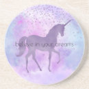 Recherche de unicorn dessous de verres Girl