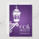 Recherche de la flamme invitations Violet