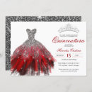 Recherche de red gown invitations Fête d'anniversaire
