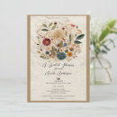 Recherche de fleurs pressées invitations Rustique