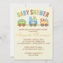Recherche de train baby shower invitations Transport