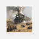 Recherche de bison serviettes Vintage