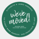 Zoek naar nieuw huis stickers Verhuizen