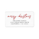 Recherche de noël étiquettes adresse retour Joyeux