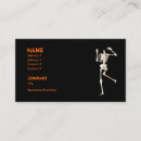 Recherche de squelette drôle cartes visite Éffrayant