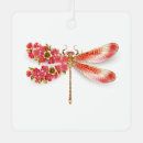 Recherche de de libellule ornements Rouge