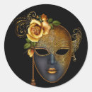Recherche de mascarade autocollants Noir