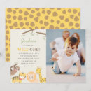 Recherche de ęr de safari anniversaire invitations Girafe