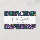 Recherche de motif botanique cartes visite Jardin
