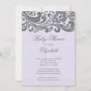 Recherche de lavande florale invitations Fille