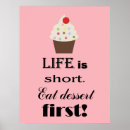 Zoek naar het leven is te kort posters Roze