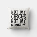 Recherche de singe drôle coussins Humour