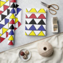 Recherche de motif triangle papier cadeau Coloré
