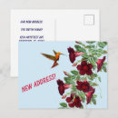 Recherche de fleur rouge cartes postales Changement d'adresse