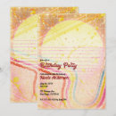 Recherche de partie des années 60 invitations Arc en ciel