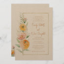 Recherche de orange et jaune invitations Rustique