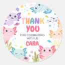 Recherche de axolotl autocollants Fête d'anniversaire