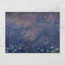 Recherche de nénuphars de monet cartes postales 20e