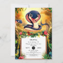 Recherche de serpent invitations Aquarelle