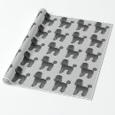 Recherche de caniche noir papier cadeau Chien