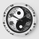 Recherche de yin et yang horloges Noir