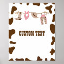Zoek naar cowgirl posters Baby shower