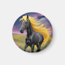 Zoek naar zwart paard magneten Majestueus