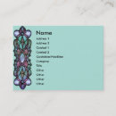 Recherche de papier souillé cartes visite Coloré