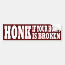 Zoek naar piepen bumperstickers Honk