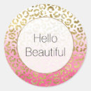 Recherche de léopard rose autocollants Glacer