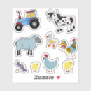 Recherche de grand coq autocollants Ferme