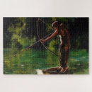 Recherche de pêcheur puzzles Nature