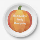 Recherche de thanksgiving paper assiettes Citrouille