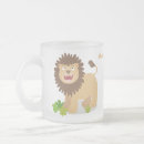 Recherche de roi de lion tasses Illustration