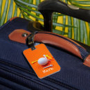 Recherche de balle de golf bagages étiquettes Golfeur