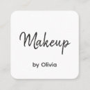 Recherche de maquillage beauté cartes visite Maquilleur
