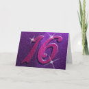 Recherche de seizième anniversaire cartes Teen girl