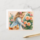 Recherche de fille blonde cartes postales Chat